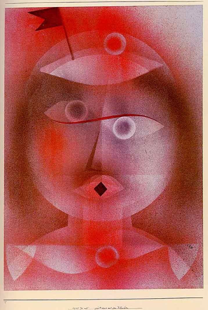Paul Klee The Mask with the Little Flag